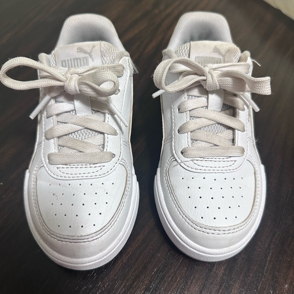 Puma Kids Cream Sneakers